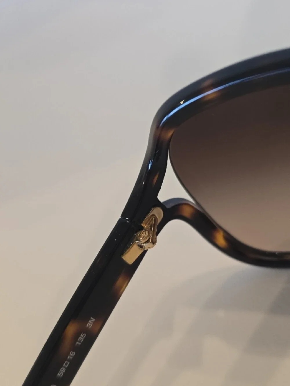 Coach Oversized Women's Dark Tortoiseshell Sunglasses with Brown Gradient Lenses